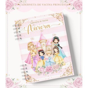 CADERNETA DE SAÚDE/ VACINAÇÃO Princesas